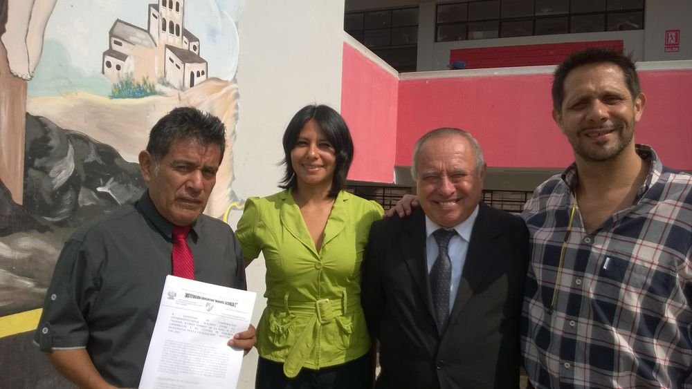 COPEHU Perú renueva convenio con la escuela pública